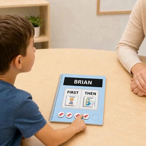 Editable First Then Board with Visuals Schedule Cards Autism Token ...