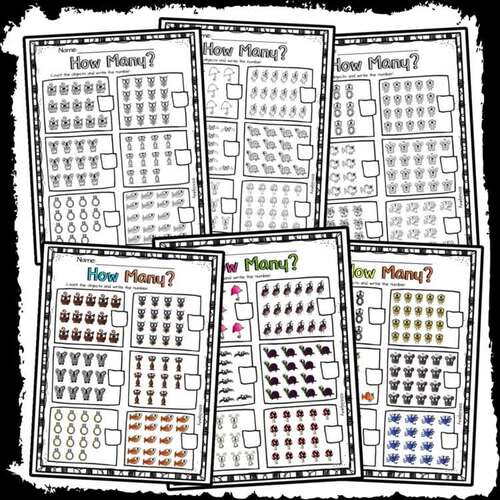 Counting Objects | How Many? 11-20 | Counting Ten Frames, Fingers ...