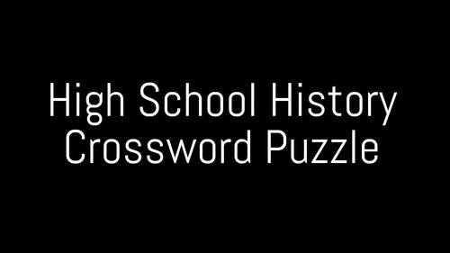 World War 2 and the Nuremberg Trials Crossword Puzzle TpT