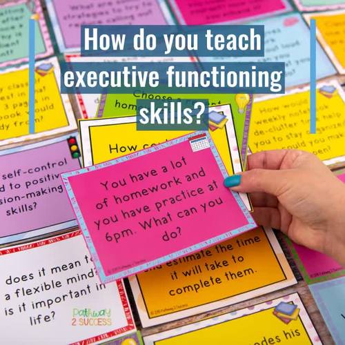 Executive Functioning Task Cards by Pathway 2 Success | TpT