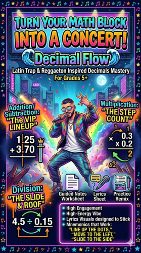 Preview of The Ultimate Decimal Operations (Latin Trap Edition)