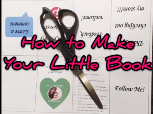 Preview of How to Make Your Little Book Tutorial