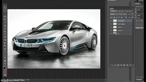 Preview of Photoshop Car Design Unit | Levels Menu - Tinting Windows (Part 5)
