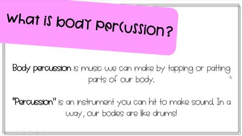Body percussion meaning online
