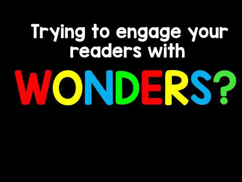 Wonders Reading 2017 Kindergarten Interactive Notebook Unit 4 Week 1