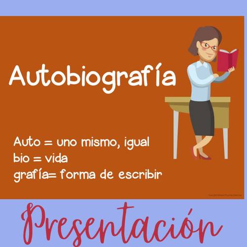 Autobiografía Presentación en Power Point by Bilingual Teaching Made Easy