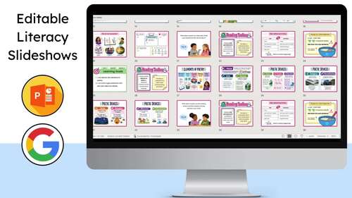 Magnetic Literacy Reading Slideshows 3rd Grade ELA U5 Google Slides ...