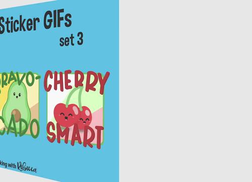 Animated GIF Digital Motivational Stickers Set 3 by Talking with Rebecca
