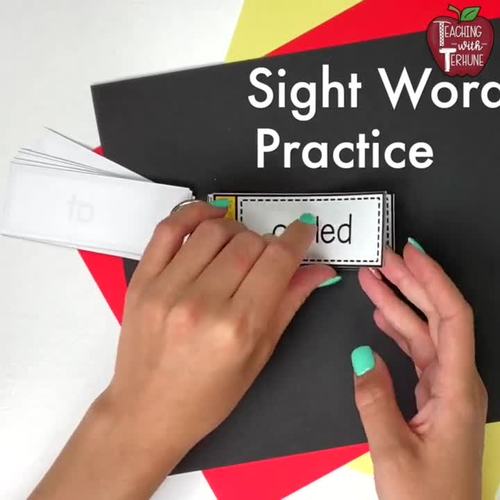 Sight Word Flash Cards for Fry Sight Word Lists 100-600 {Color Coded}