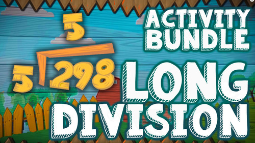 Preview of ♫♪ Long Division Worksheets, Game, & Animated Video  ♫♪ by NUMBEROCK ♫♪