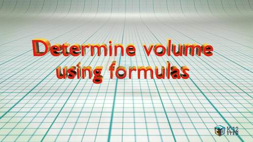 Preview of Determining Volume Using Formulas - - High quality HD Animated Video - eLearning