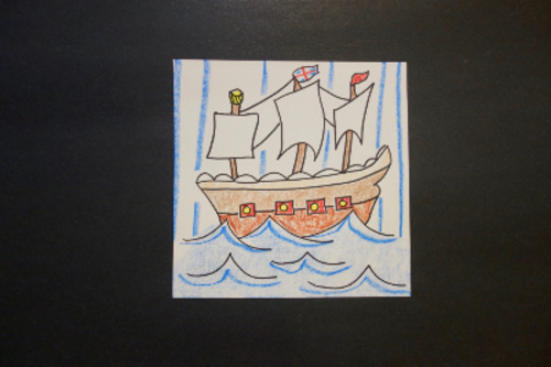 Preview of Let's Draw a British Royal Navy Warship!   (Revolutionary War)