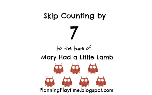Preview of Skip Counting by 7
