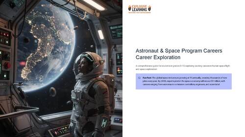 Astronaut Space Program Careers Career Exploration 101 Role Skills ...