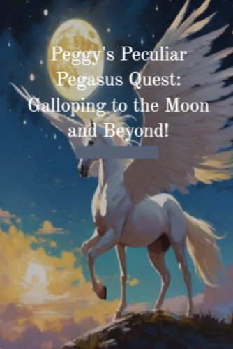 Preview of A magical pegasus who dreams of flying to the moon