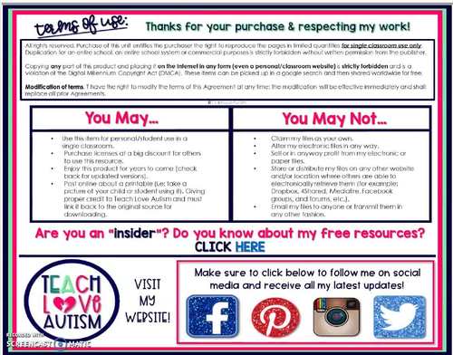 Core Vocabulary Editable Symbol Adapted Book: QUIET by Teach Love Autism