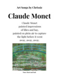 Claude Monet-Art Song-AUDIO