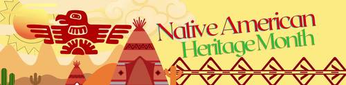 Native American HERITAGE MONTH BANNERS | VIRTUAL BANNERS | GOOGLE CLASSROOM