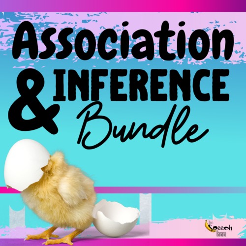 Preview of Association & Inference Bundle  Distance Learning & Teletherapy