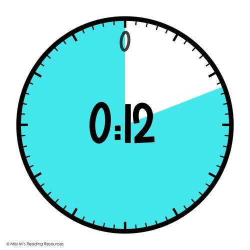 Visual Timers for Time Management BLUE Classroom Management Digital