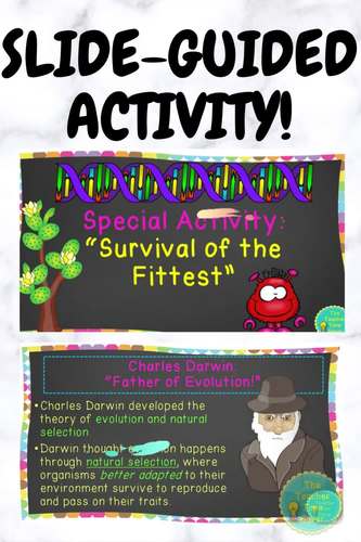 Natural Selection and Evolution Activity and Slides Lab Simulation