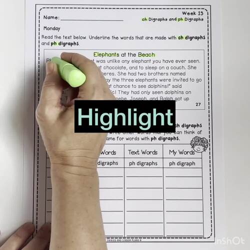 2nd Grade Word Work Worksheets & Phonics Passages | Science of Reading ...