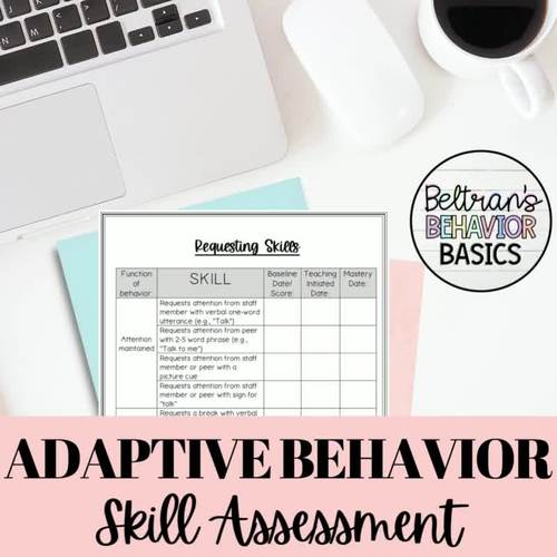 Adaptive Behavior Skills Assessment Guide - Autism Special Ed - Coping ...