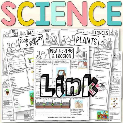 Science Summer Review Packet (Study, Review, Test Prep) 4th 5th | TPT