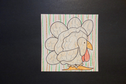 Preview of Let's Draw a Classic Feathered Turkey!