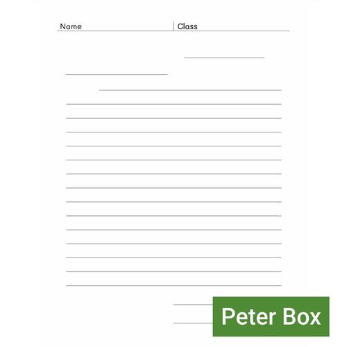 Simple Friendly Letters Writing Template by BIG SmartStudy TPT
