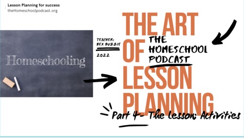 Preview of Lesson 4 of 6 The ART OF LESSON PLANNING - Anticipatory sets
