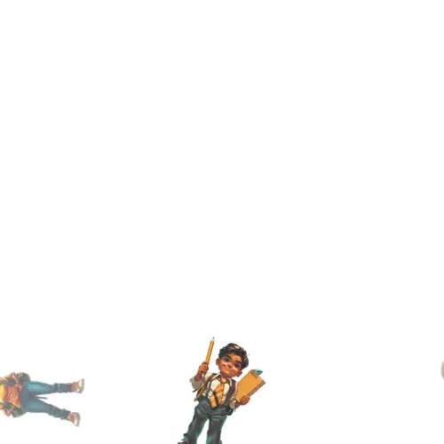 20 School Kids Clip Art | PNG Set for Classroom Resources & TPT Projects