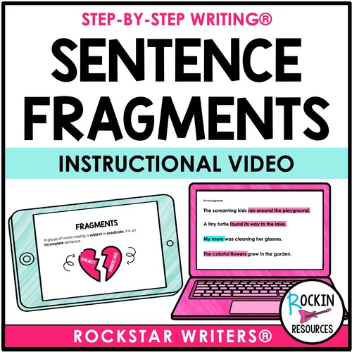 Preview of Sentence Fragments - Downloadable Video on Sentence Structure