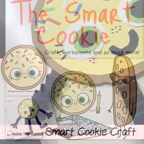 The Smart Cookie Craft and Worksheets, First Day of School ...