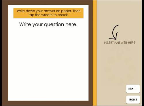 Fall Google Slide PPT Game Template | Digital Editable Self-Checking