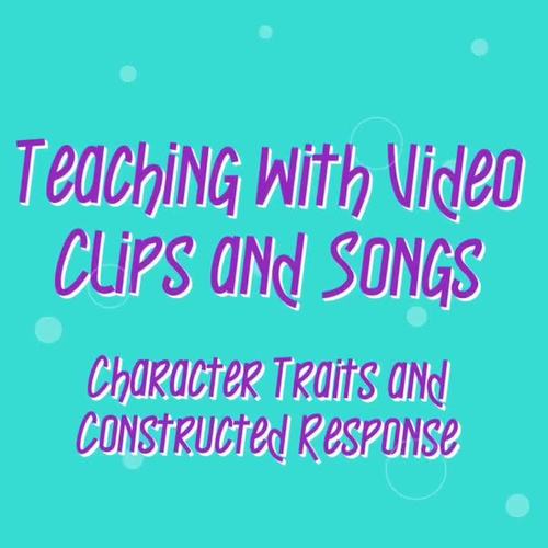 DISTANCE LEARNING Grades 3-4: Character Traits + Constructed Response ...