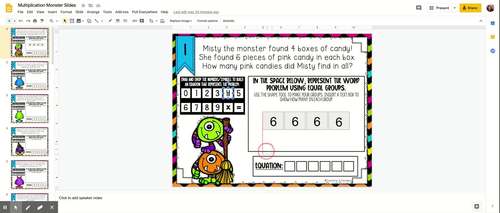 Digital Multiplication Word Problems | Distance Learning | TPT