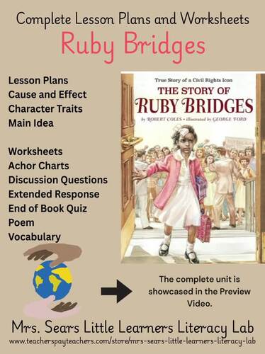 The Story of Ruby Bridges by Robert Cole | TPT