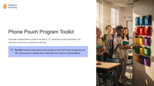 Phone Pouch Program Rollout Toolkit Comprehensive Implementation Guide ...