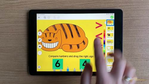 Comparing Numbers Game Greater Than Less Than Equal To Seesaw Activities