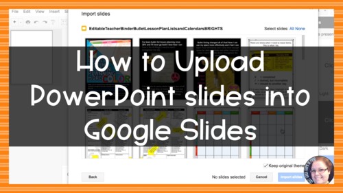 Preview of How to Upload PowerPoint Slides to Google Slides
