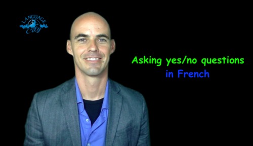 Preview of French lesson on yes/no questions
