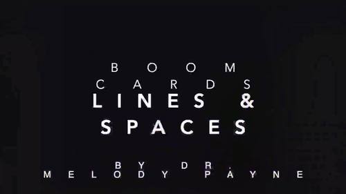 Distance Learning Music BOOM Cards: Lines & Spaces | TpT