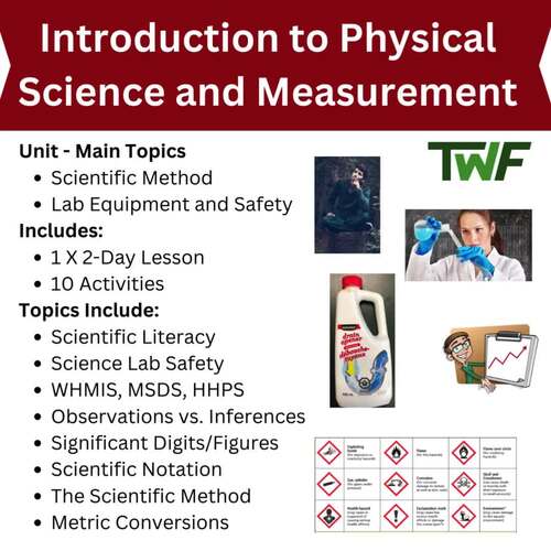 Scientific Method and Lab Safety Unit by Teach With Fergy TPT