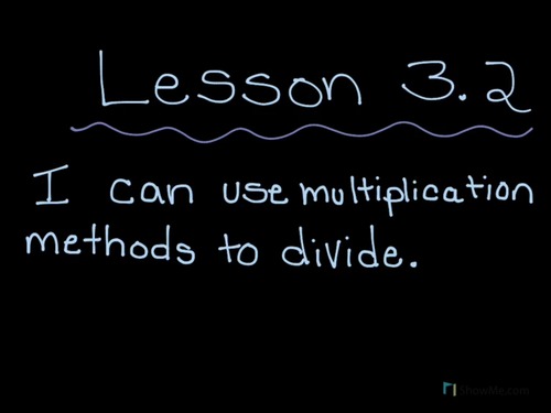 Math Expressions Grade 4 Lesson 3.2 Place Value Sections to Divide