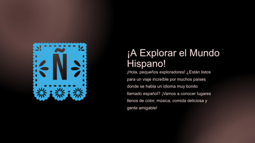 Preview of ¡A Explorar el Mundo Hispano! - Video Presentation