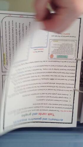 Arithmetic and geometric sequences Introduction : Task Cards and Graphs