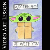 MAY THE 4th BE WITH YOU Activity | Directed Drawing & Pain