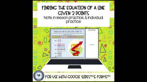 Linear Relations Bundle for use with Google Slides™, Forms™, and Sheets™
