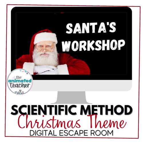 Christmas Science Activity Escape Room Scientific Method Middle School